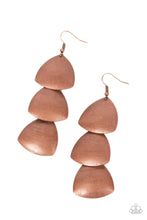 Load image into Gallery viewer, Modishly Metallic - Copper earring
