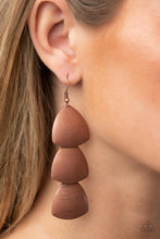 Load image into Gallery viewer, Modishly Metallic - Copper earring
