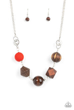 Load image into Gallery viewer, Eco Extravaganza - Red necklace
