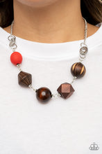 Load image into Gallery viewer, Eco Extravaganza - Red necklace
