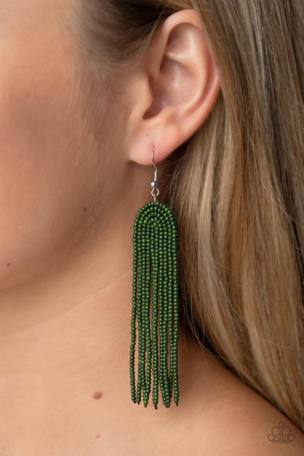 Right as RAINBOW - Green earring