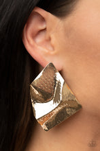 Load image into Gallery viewer, Modern Maverick - Gold earring
