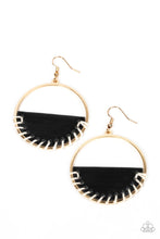 Load image into Gallery viewer, Lavishly Laid Back - Black earring
