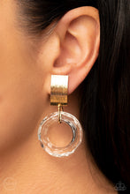 Load image into Gallery viewer, Clear Out! - Gold earring
