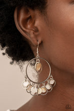 Load image into Gallery viewer, Cabana Charm - White earring
