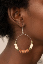 Load image into Gallery viewer, Paparazzi Earthy Esteem - Brown earring
