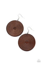 Load image into Gallery viewer, Paparazzi Caribbean Cymbal - Brown earring
