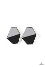 Load image into Gallery viewer, Generically Geometric - Black earring
