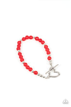 Load image into Gallery viewer, Following My Heart - Red bracelet
