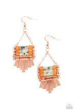 Load image into Gallery viewer, Riverbed Bounty - Copper earring
