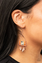 Load image into Gallery viewer, Riverbed Bounty - Copper earring
