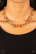 Load image into Gallery viewer, Paparazzi Tough Crowd - Gold necklace
