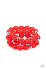 Load image into Gallery viewer, Coastal Coastin - Red bracelet
