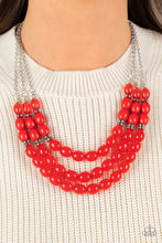 Load image into Gallery viewer, Coastal Cruise - Red necklace
