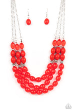 Load image into Gallery viewer, Coastal Cruise - Red necklace
