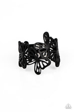 Load image into Gallery viewer, Butterfly Breeze - Black bracelet
