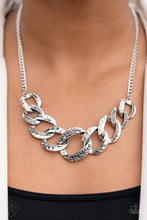 Load image into Gallery viewer, Bombshell Bling - Silver necklace
