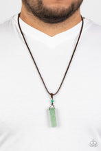 Load image into Gallery viewer, Comes Back ZEN-fold - Green necklace
