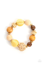 Load image into Gallery viewer, Happily Homespun - Yellow bracelet
