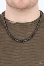 Load image into Gallery viewer, Beg, Borrow, or STEEL - Black necklace
