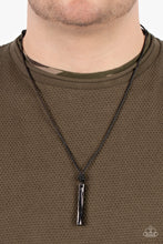 Load image into Gallery viewer, Paparazzi Mechanical Maintenance - Black necklace
