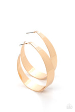 Load image into Gallery viewer, Flat Out Fashionable - Gold earring
