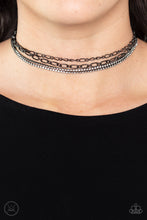 Load image into Gallery viewer, Glitter and Gossip - Black necklace
