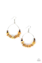 Load image into Gallery viewer, Paparazzi Hawaiian Kiss - Yellow earring
