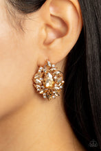 Load image into Gallery viewer, Paparazzi We All Scream for Ice QUEEN - Gold earring
