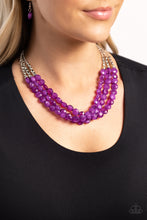 Load image into Gallery viewer, Paparazzi Pacific Picnic - Purple necklace
