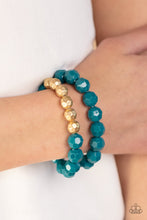 Load image into Gallery viewer, Grecian Glamour - Blue bracelet
