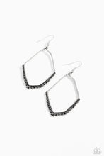 Load image into Gallery viewer, Paparazzi Bent on Success - Silver earring
