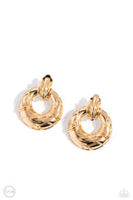 Load image into Gallery viewer, Paparazzi Metro Voyage - Gold earring
