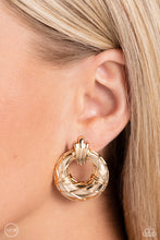 Load image into Gallery viewer, Paparazzi Metro Voyage - Gold earring
