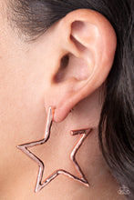 Load image into Gallery viewer, Paparazzi All-Star Attitude - Copper earring
