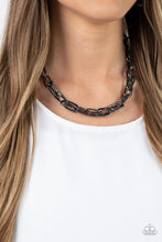 Load image into Gallery viewer, Paparazzi Tough Call - Black necklace
