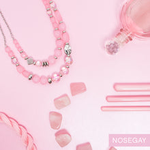 Load image into Gallery viewer, Mere Magic - Pink necklace
