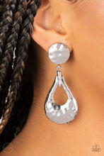 Load image into Gallery viewer, Metallic Magic - Silver earring
