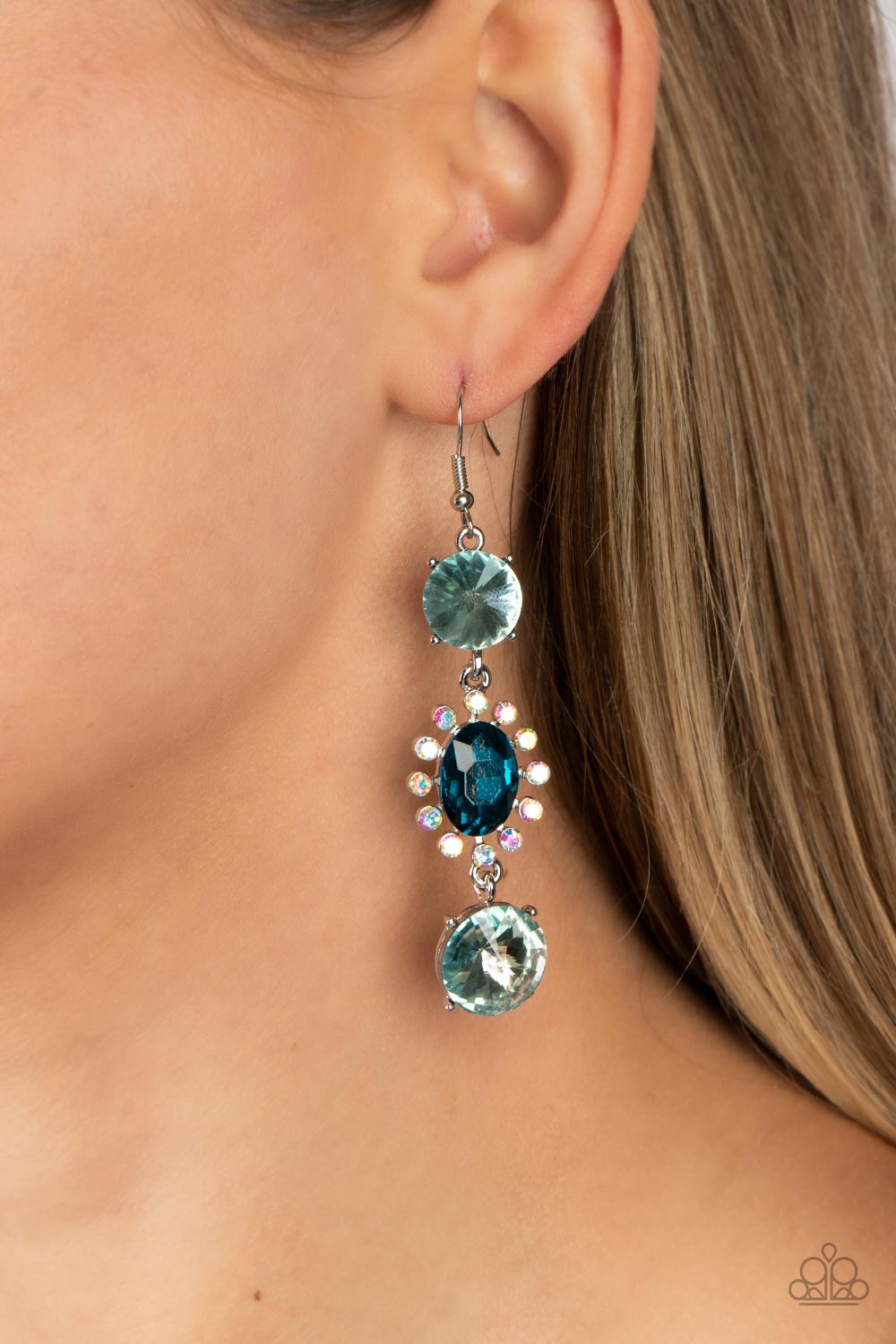 Paparazzi Magical Melodrama - Blue earring