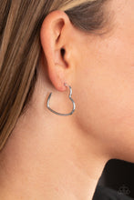 Load image into Gallery viewer, Paparazzi Burnished Beau - Silver earring
