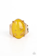 Load image into Gallery viewer, Gold Leaf Glam - Yellow ring
