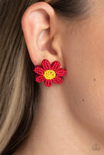 Load image into Gallery viewer, Paparazzi Sensational Seeds - Red earring
