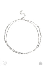 Load image into Gallery viewer, Paparazzi Polished Paperclips - Silver necklace
