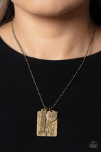 Load image into Gallery viewer, Paparazzi Sunshine Sight - Brass necklace
