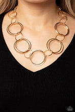 Load image into Gallery viewer, Paparazzi Shimmering Symphony - Gold necklace
