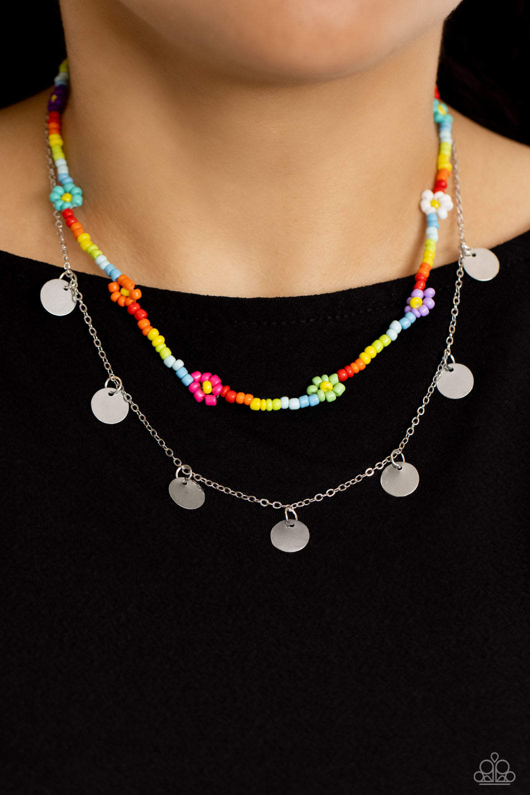 Paparazzi Rainbow Dash - Multi necklace