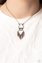 Load image into Gallery viewer, Paparazzi Under the FRINGE - Copper necklace
