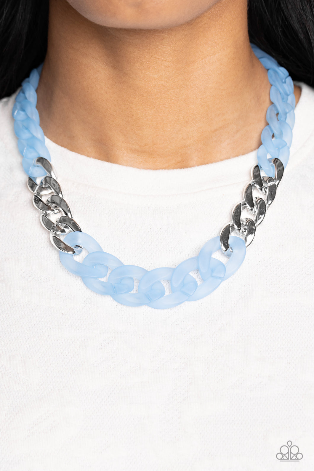 Paparazzi Curb Your Enthusiasm - Blue necklace