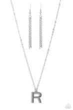 Load image into Gallery viewer, Paparazzi Leave Your Initials - Silver - R - necklace
