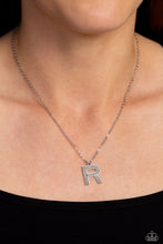 Load image into Gallery viewer, Paparazzi Leave Your Initials - Silver - R - necklace
